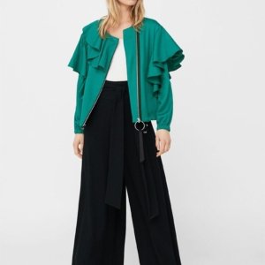 Ruffled cotton top
